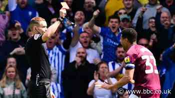 Sheffield Wednesday 1-0 Derby County: Curtis Davies sent off as Rams miss out on League One play-offs