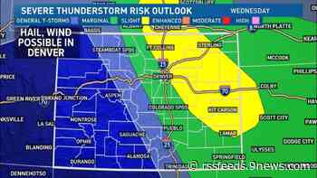 First Denver severe weather threat of the season on Wednesday