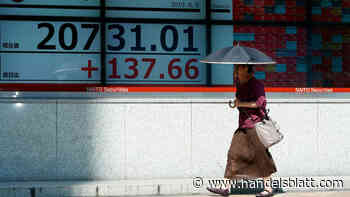 Börse Asien: Börsen in Asien geraten vor US-Inflationsdaten unter Druck