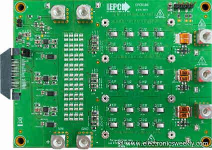 PCIM: 80V 150A GaN brushless dc motor drive development board