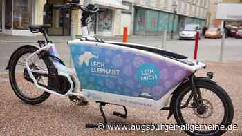 In Augsburg gibt es mit Lech Elephant jetzt Lastenräder zum Mieten