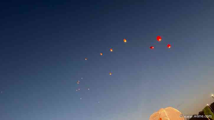 Lantern release held for Amazon worker who died