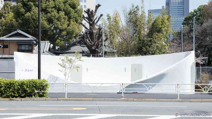 Sou Fujimoto's Tokyo toilet incorporates elongated communal sink