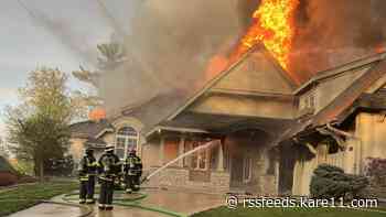 Firefighters sustain minor injuries battling intense house fire in Bloomington