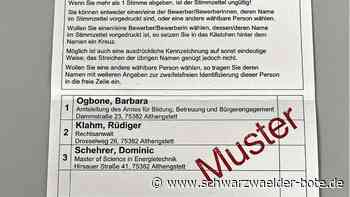 Bürgermeisterwahl Althengstett: Wann steht das Ergebnis fest?