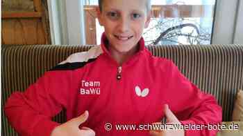 Len Müller: Beim TV Calmbach wächst Tischtennis-Talent heran