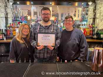 Coal Yard Burnley named Lancashire Telegraph Readers' Pub of the Year