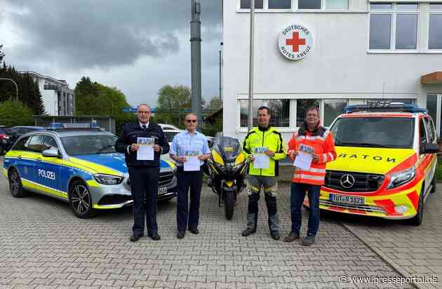 PP Ravensburg: Motorrad-Sicherheitstag beim Knopfmacherfelsen zwischen Beuron und Fridingen a.d. Donau - Polizei mit Kooperationspartnern ADAC und DRK gehen mit Motorradfahrern ins Gespräch