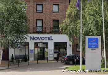 Conal Hawes raided  Novotel Hotel in York and threatened to kill guest