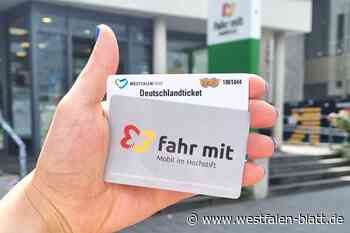 Nahverkehr im Kreis Paderborn spricht von „Ansturm auf das Deutschlandticket“