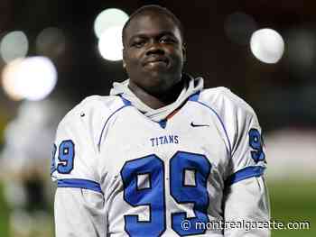 Alouettes first-round draft pick Lwal Uguak pursuing NFL dreams with Falcons