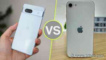 Google Pixel 7a vs. iPhone SE (2022): Which mid-range phone should you buy?