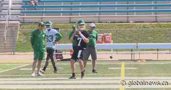 Trevor Harris era begins for Saskatchewan Roughriders at rookie camp