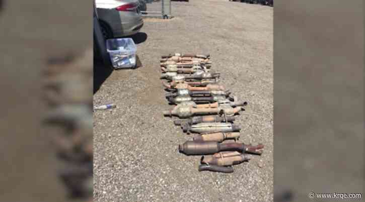 Albuquerque man back behind bars after police say he stole catalytic converters