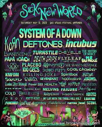 Sick New World 2023 Set Times (SOAD, Deftones, Korn, Turnstile, Sisters of Mercy, Scowl, more)