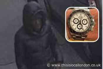 Grosvenor Road Croydon Rolex robbery: Man punched