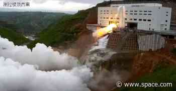 Watch China break in new test site for giant moon rocket engines (video)