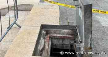 Mystery after man seen emerging from underground hatch at harbourside