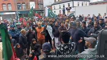 Crowds turn out to support Imran Khan in Blackburn