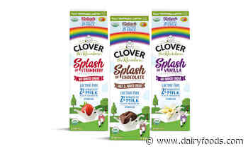 Clover Sonoma debuts Clover the Rainbow Milk with a Splash of Flavor