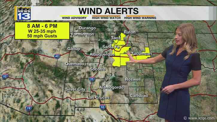 Parts of New Mexico sees wind, high fire danger and storms