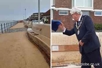 West Kirby flood defence wall is officially opened