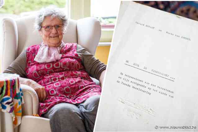 De vader van Mia-Rita (75) beleefde de hel als verzetsstrijder, na 40 jaar publiceert ze eindelijk zijn manuscript