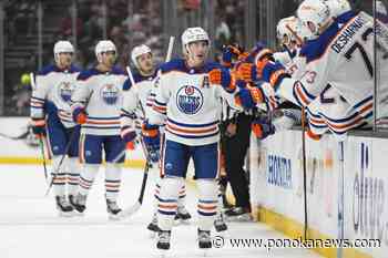 Nugent-Hopkins has goal, assist to help Oilers beat Golden Knights 4-1, even series at 2-2