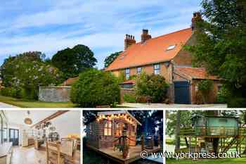 Inside stunning farmstead in Hunmanby, complete with glamping lets