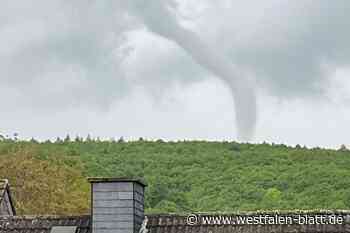 Wolkenwirbel über dem Solling erinnert an Tornado in Ovenhausen und Lütmarsen