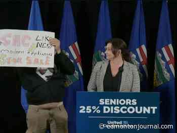 Alberta Election 2023 live: UCP pitch affordability measures to seniors, protesters crash news conference 
