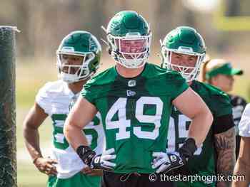 Roughriders' Korte-Moore flashing his wares in the once-unfriendly confines of Griffiths Stadium
