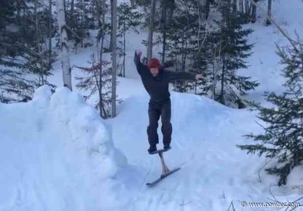 Skateboarder Invents New Way To Hurt Yourself On The Slopes