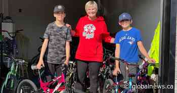 Retired N.B. gym teacher gives away free bicycles to kids in need