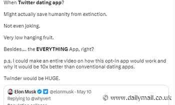 Users call on Elon Musk to make Twinder - a Twitter dating app powered by AI