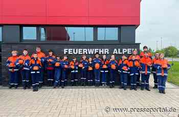 FW Alpen: Jugendfeuerwehr legte erfolgreich die Jugendflamme Stufe 1 ab