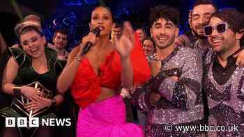 Eurovision 2023: Alesha Dixon performs rap