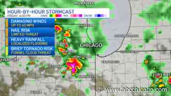 ‘Monsoonal Downpours' Possible in Chicago Area Friday as Unsettled Pattern Emerges