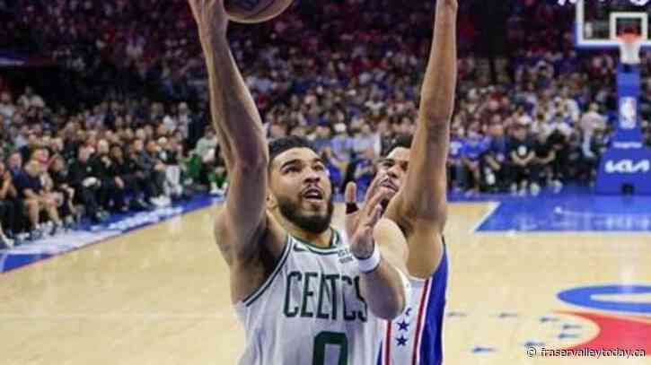 Tatum’s 4th quarter 3s push Celtics past 76ers 95-86; force Game 7