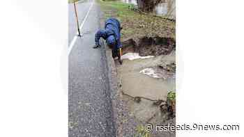 Heavy rain damages road, prompting closure of section of Cherry Creek State Park
