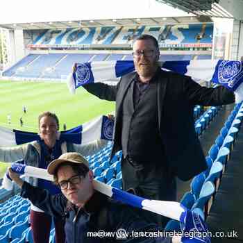 Frankie Boyle took to pitch at Ewood Park before gig