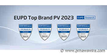 Trina Solar receives Top Brand PV Awards 2023 by EUPD Research