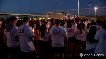 Mt. Whitney students hold vigil in memory of classmate who died in weekend crash