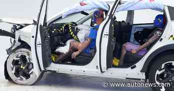 Rear-seat passenger protections lacking in small cars, crash test shows