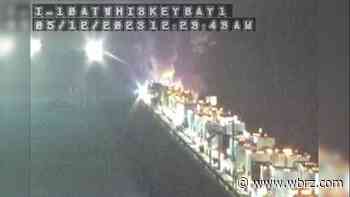 I-10 East closed on Atchafalaya Basin Bridge due to vehicle fire