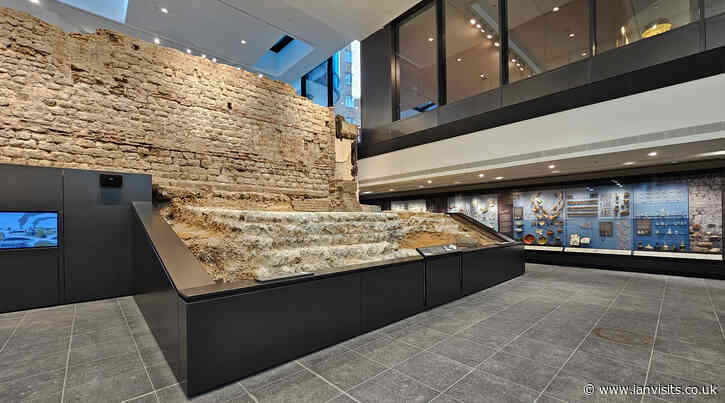 London’s newest museum shows off a huge slice of Roman wall