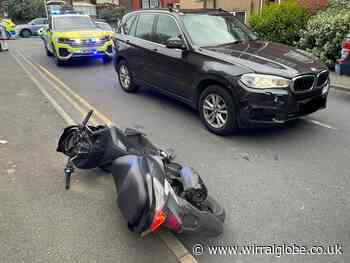 Teen arrested for motoring offences after New Brighton chase