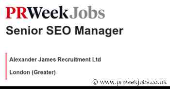 Alexander James Recruitment Ltd: Senior SEO Manager