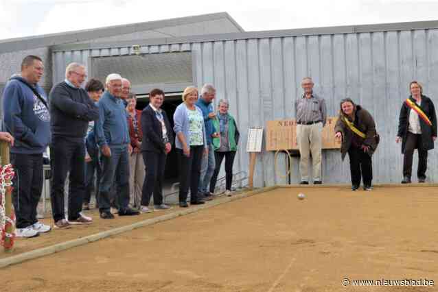 NEOS krijgt drie nieuwe petanquebanen van de gemeente: “In minder dan zes maanden waren ze speelklaar”