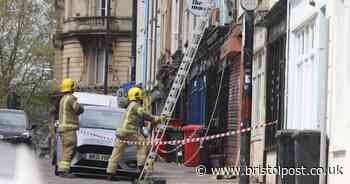 Live: Firefighters seen climbing into second floor of city centre building as part of ongoing operation